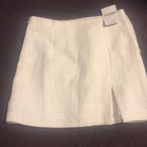 White skirt